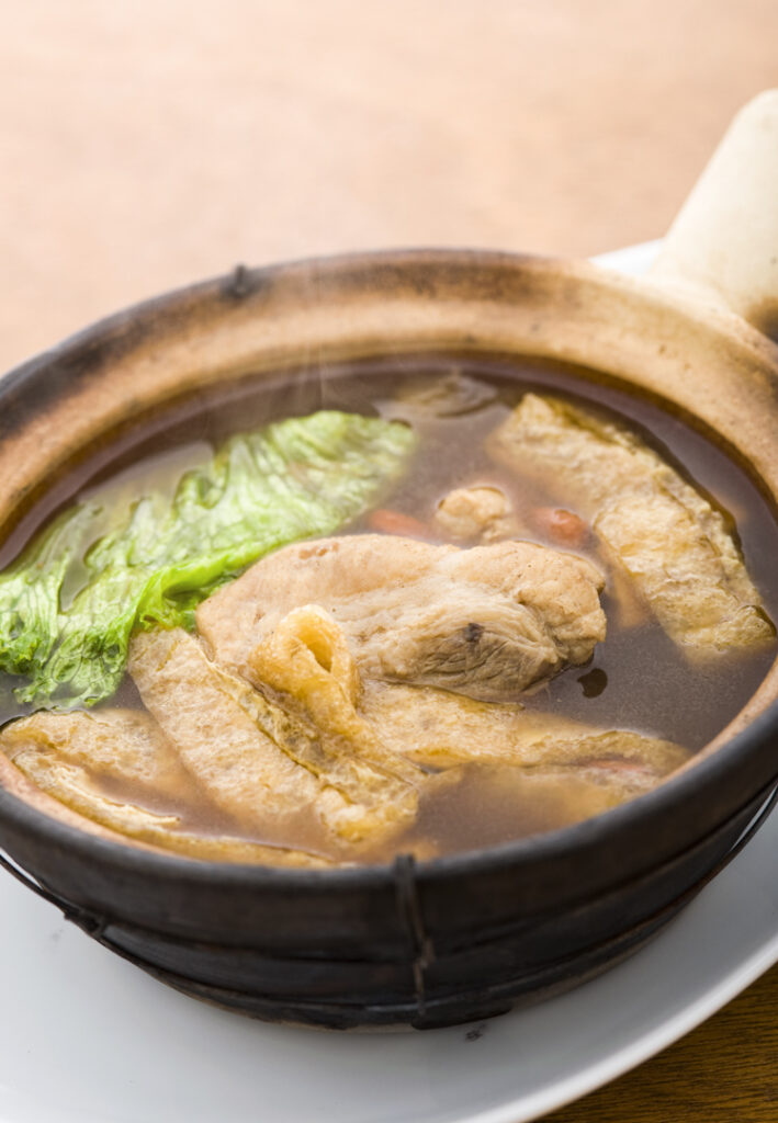 豚と油揚げのスープ